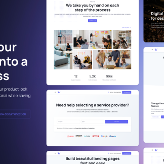 Webbee - Multipurpose landing page UI Kit