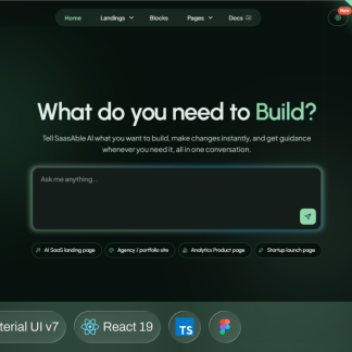 SaasAble - Multipurpose UI Kit + Landings