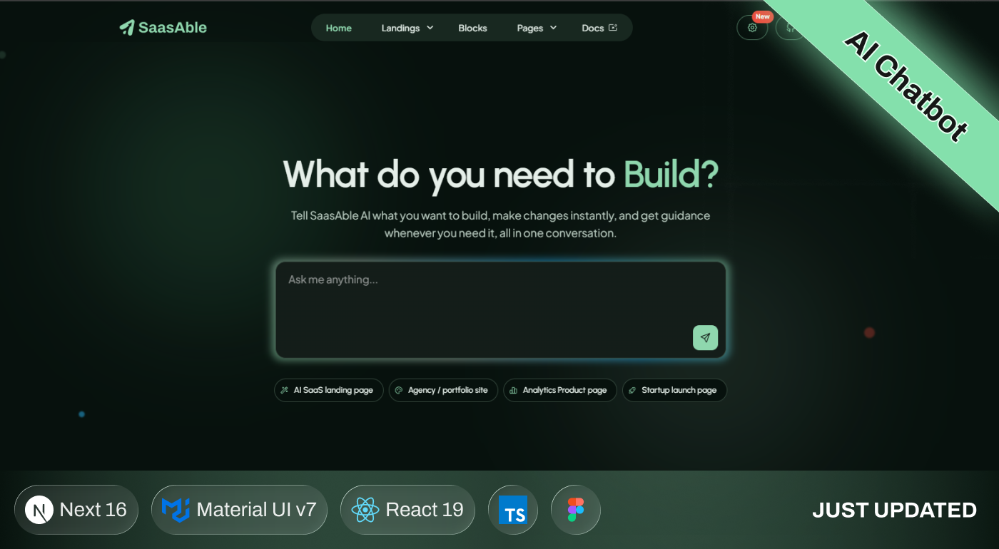 SaasAble - Multipurpose UI Kit + Landings